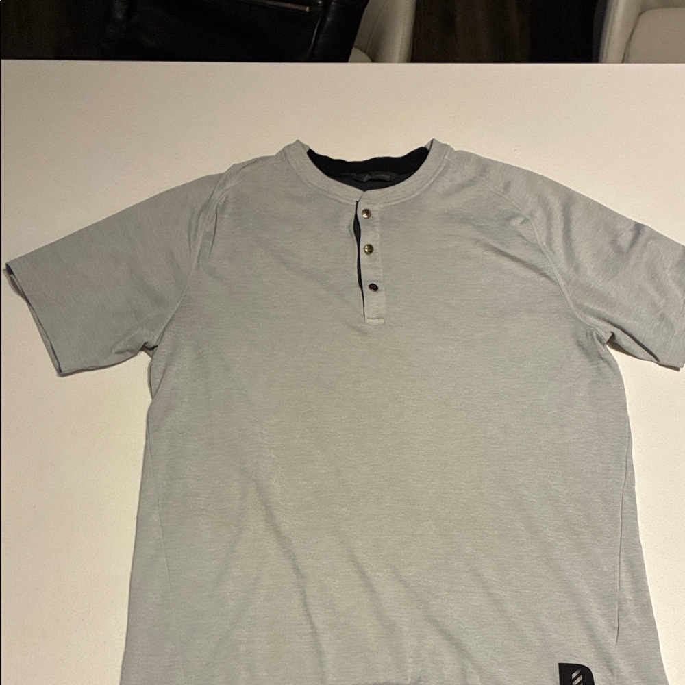 Men's Adidas Henley Golf Shirt